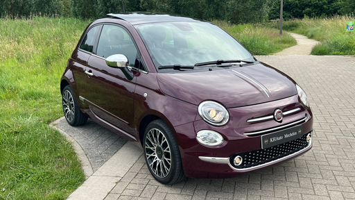 Fiat 500 1.2i Automaat Pano-Schuifdak CarPlay Leder Garantie